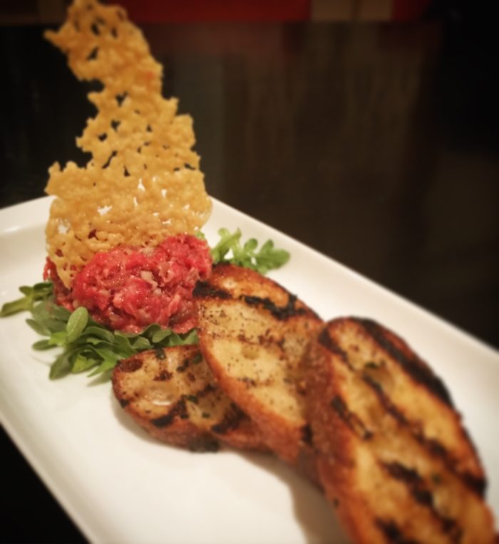 steak tartare from stephi's on tremont