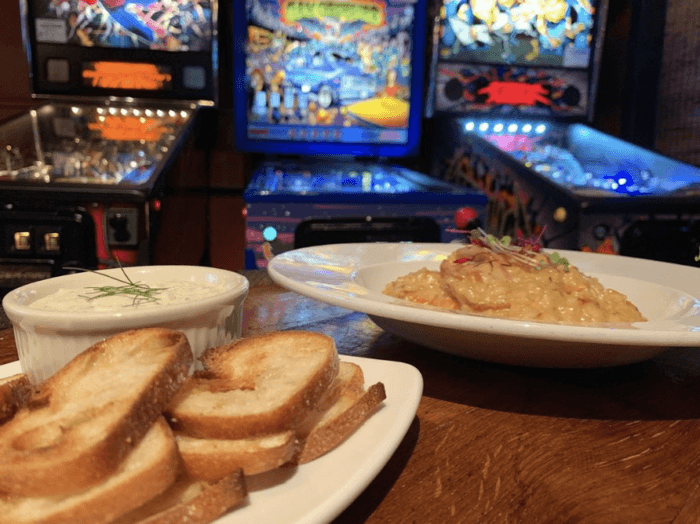 snacks and arcade games