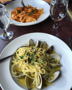 mussels and pasta