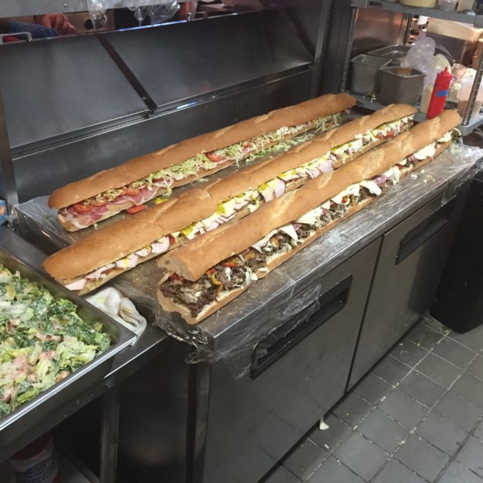 six-foot sandwiches