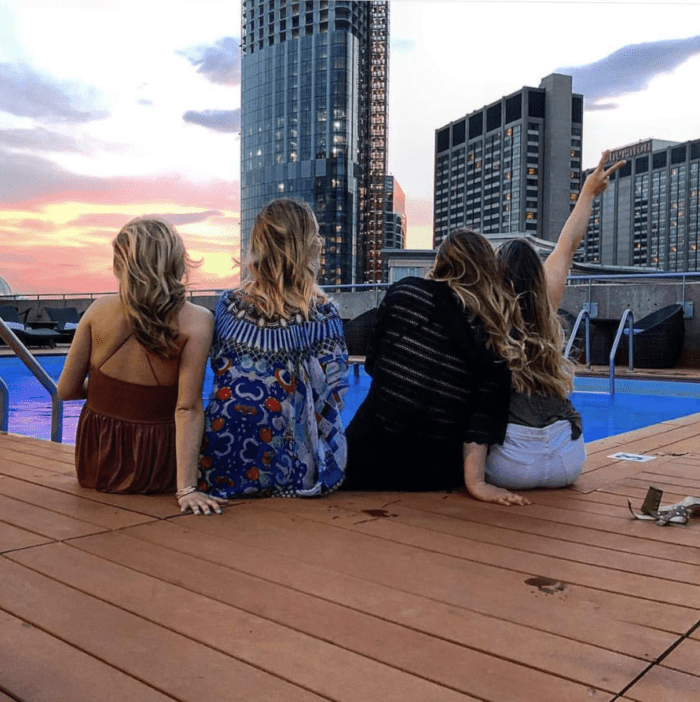 rooftop pool