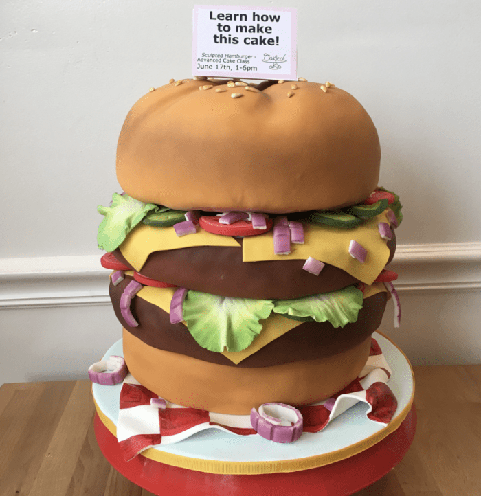 hamburger cake