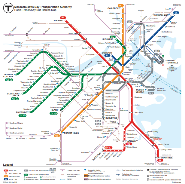 map of the mbta trains
